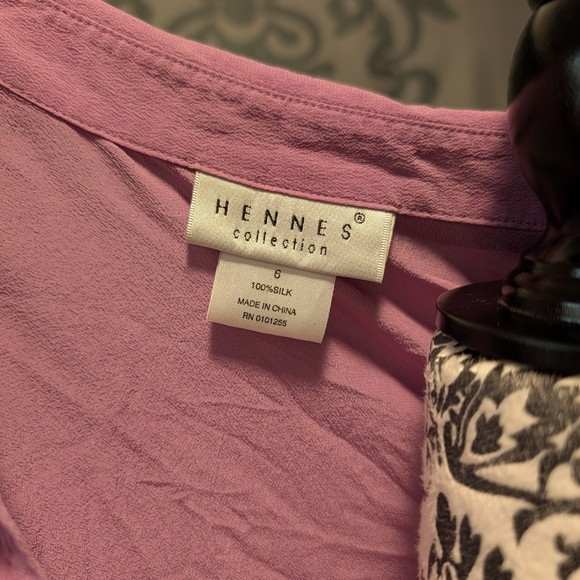 Vintage 80s/90s H&M (Hennes) 100% Silk Blouse - Picture 4 of 4